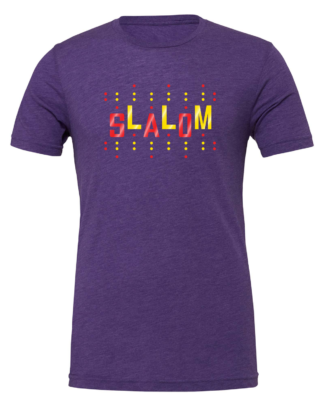 102 Premium Tee - Slalom Party Purple
