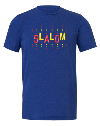 102 Premium Tee - Slalom Party Blue